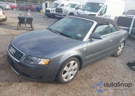 2004 Audi A4 3.0 from USA, damaged, VIN WAUDT48HX4K013162